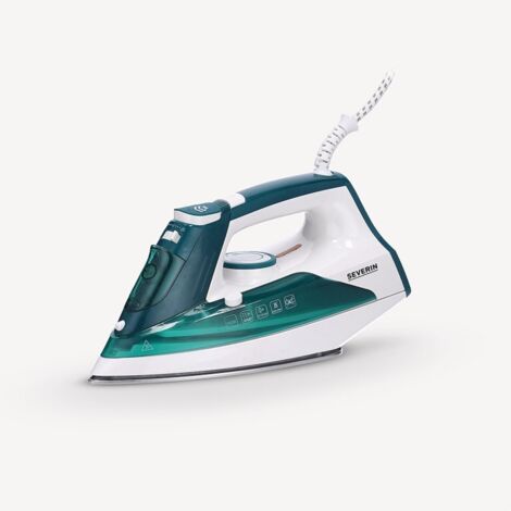 Fer a repasser vapeur - SEVERIN - BA3261 - Semelle acier - Fonction antigoutte - 85 g/mn vapeur continue - 2400 W - Vert (1/5)