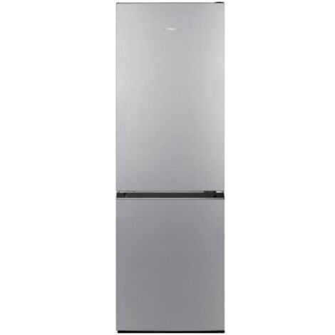 Indesit – Réfrigérateur combiné 60cm 322l nofrost inox – Double portes – Classe énergétique E – Dégivrage automatique – Technologie Total No Frost (1/5)