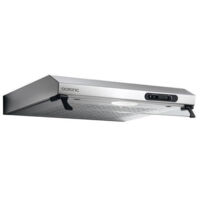 Oceanic – Hotte casquette 60 cm – Débit d'air 205m3/min – Classe C – Aspiration à recirculation – Filtres métalliques lavables