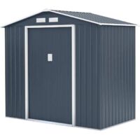 Abri de jardin acier 2,7 m2. avec kit dancrage inclus
