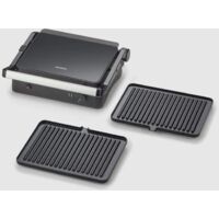 Gril SEVERIN - KG2398 - Surface cuisson 30x22cm - Plaques amovibles - Revêtement céramique - 1800W