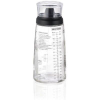 Leifheit – Shaker à vinaigrette 3195 – Mélangeur gradué 300 ml avec bec verseur anti-goutte – 5 recettes incluses – Pour sauces réussies