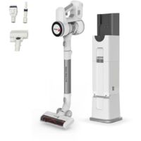 Fagor – Aspirateur balai sans fil 2 en 1 – 300W – Autonomie 60 min – Base auto nettoyante – Tube flexible – 3 vitesses – 25KPA