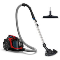 Philips – Aspirateur sans sac 900W – Technologie PowerCyclone 8 – Bac de 2L – Filtration Allergy H13 – Brosse TriActive+ pour sols durs et tapis