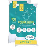 Lot de 2 Proteges Matelas Bébé Anti Acariens - 60x120 cm - Alese Imperméable - Bouclette 100% coton - Absorbant