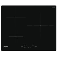 Whirlpool – Table de cuisson à induction 3 foyers – Largeur 60 cm – Puissance 7200 W – Fonction 6ème Sens pour cuisson parfaite