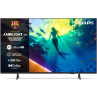 Philips – Téléviseur LED 55" (139 cm) 4K UHD Ambilight – HDR10+ – 3x HDMI – Smart TV Titan OS – Son Dolby Atmos
