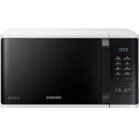 Samsung – Micro-ondes à poser 23 L – 800 W – Cavité céramique émail – Quick Defrost – Blanc