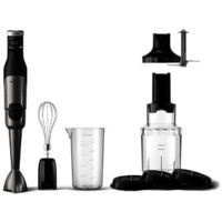 Mixeur plongeant - PHILIPS - HR2684/00 - ProMix Série 5000 - Métal/noir - 1200W - 4 accessoires