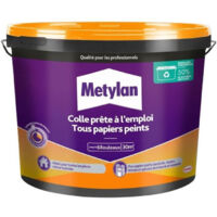 Colle - METYLAN - 2958245 - Pret a l'Emploi - Tous Papiers Peints - Seau - 4,5kg