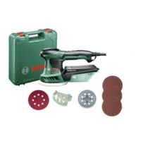 Ponceuse excentrique sans fil BOSCH - PEX 300 AE - 270W - 25 abrasifs + 1 plateau souple