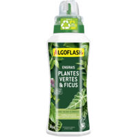 Engrais plantes vertes - ALGOFLASH - Plantes vertes & Ficus - 500 ml - UAB
