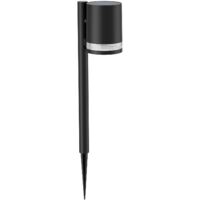 Fyce lampe de jardin droite cellule solaire ultra efficace led 200lm noir
