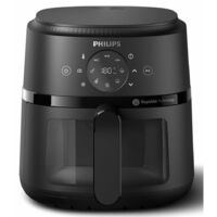 Philips – Friteuse sans huile 3,2 L – 1300 W – 13 modes de cuisson – Technologie Rapid Air pour cuisson croustillante – Noir