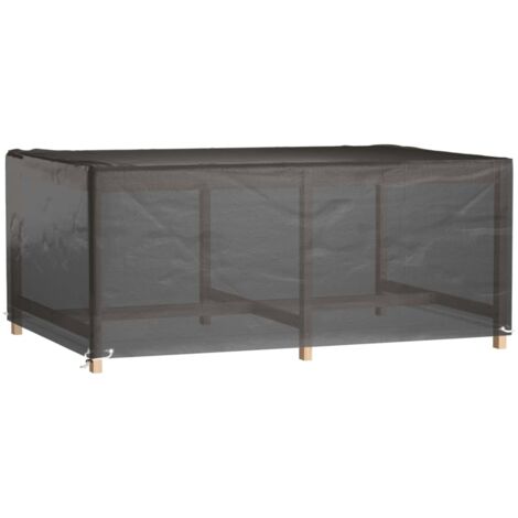 Copertura Mobili Giardino 8 Occhielli 180x122x75cm Rettangolare vidaXL
