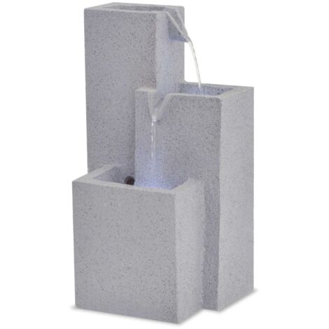 Fontana da Interni con Luce a LED in Poliresina vidaXL
