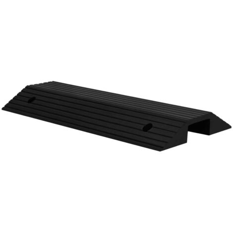 vidaXL Rampa per Soglia a Ponte 80x40x8 cm Gomma