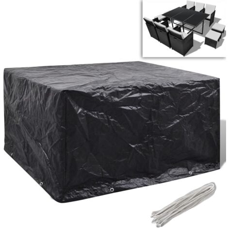 Copertura per Mobili da Giardino con 8 Occhielli 172x113x73 cm vidaXL