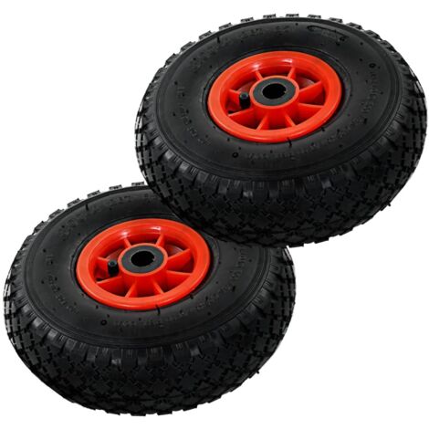 Ruote Carrello a Mano 2 pz Gomma 3.00-4 (245x82) vidaXL