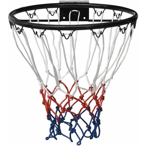 vidaXL Canestro da Basket Nero 39 cm Acciaio