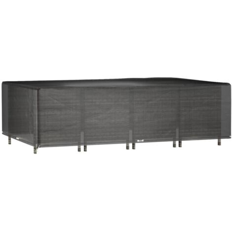Copertura Mobili Giardino 16 Occhielli 325x205x90 Rettangolare vidaXL