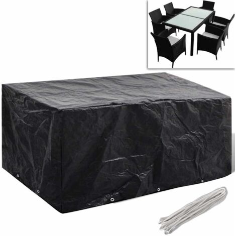 Copertura per Mobili da Giardino con 8 Occhielli 240x140x90 cm vidaXL