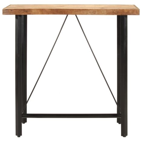 Tavolino da Bar 110x55x107 cm Legno Massello di Mango e Ferro vidaXL