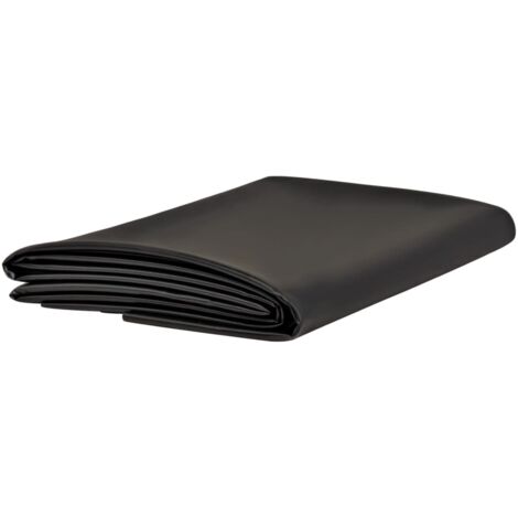 Fodera per Laghetto Nera 2x1 m in PVC 0,5 mm vidaXL