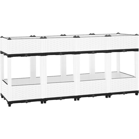 Fioriera Rialzata 160x40x71 cm in Polipropilene vidaXL