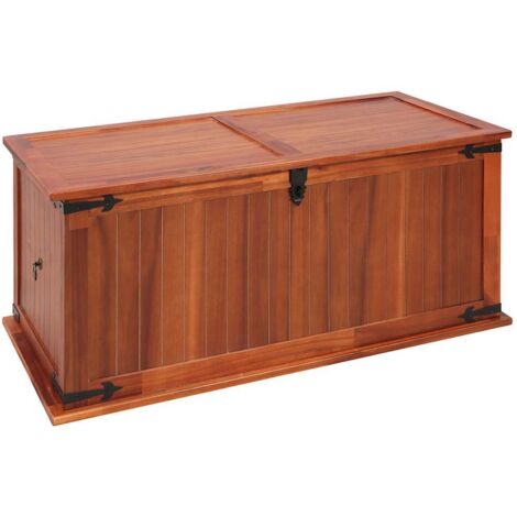 vidaXL Cassapanca 79x34x32 cm in Legno Massello di Acacia