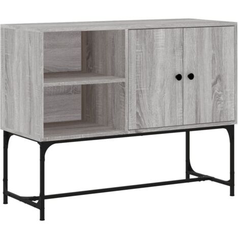 vidaXL Credenza Grigio Sonoma 100x40x79,5 cm in Legno Multistrato