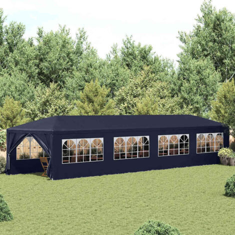 vidaXL Gazebo da Giardino 3x12 m Blu