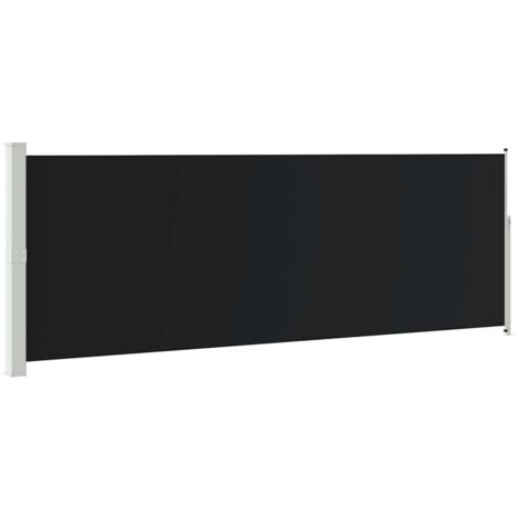 vidaXL Tenda da Sole Laterale Retrattile 160 x 500 cm Nera