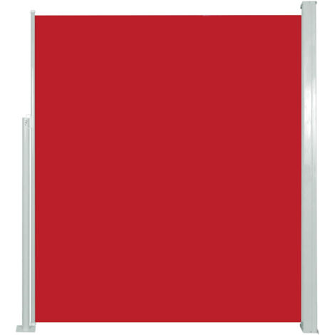 vidaXL Tendalino Laterale per Patio Terrazzo 160 x 300 cm Rosso