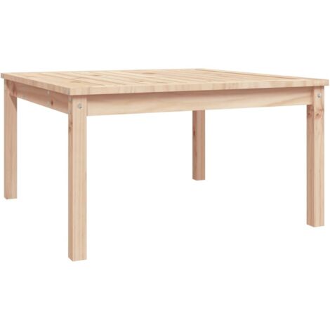 vidaXL Tavolo da Giardino 82,5x82,5x45 cm in Legno Massello di Pino
