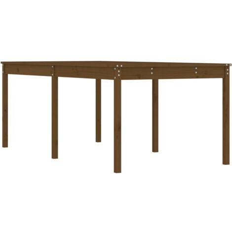 vidaXL Tavolo da Giardino Ambra 203,5x100x76cm Legno Massello di Pino
