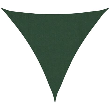 vidaXL Vela Parasole 160 g/m² Verde Scuro 4x4x4 m in HDPE
