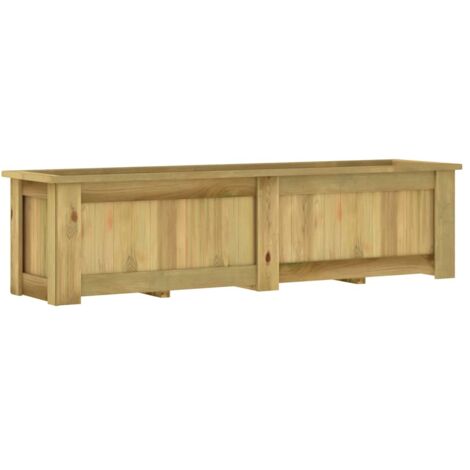 vidaXL Fioriera Rialzata 196x50x50 cm in Legno di Pino Impregnato
