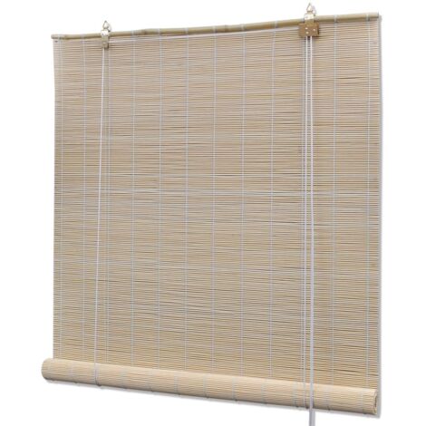 Tende a Rullo in Bambù Naturale 140x160 cm
