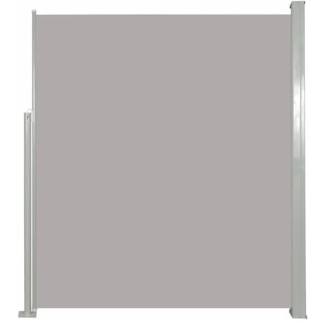 vidaXL Tenda Laterale Retrattile per Patio 100x500 cm Grigio
