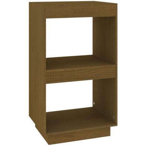vidaXL Libreria Marrone Ambra 40x35x71 cm in Legno Massello di Pino