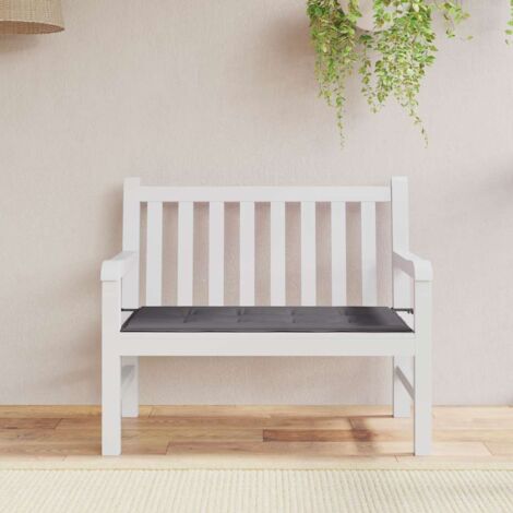 vidaXL Cuscino per Panca Antracite 120x50x4 cm in Tessuto Oxford