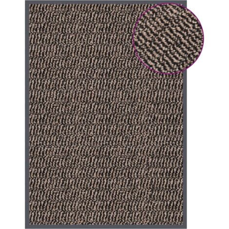 vidaXL Zerbino Trapuntato 40x60 cm Marrone Scuro