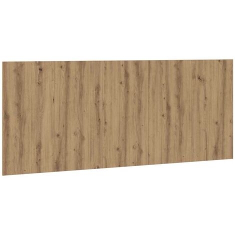vidaXL Testiera Rovere Artigianale 200x1,5x80 cm Legno Multistrato