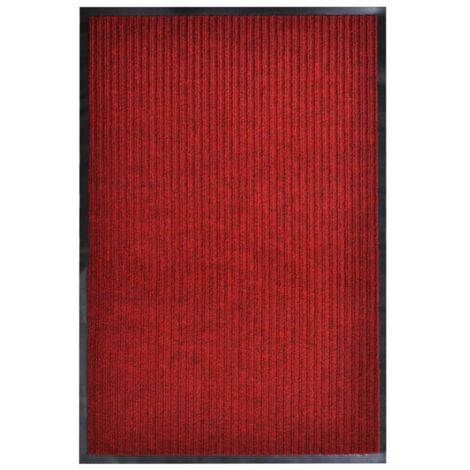 vidaXL Zerbino Rosso 117x220 cm in PVC