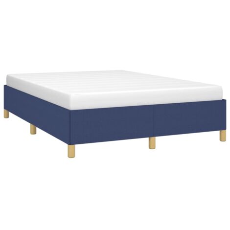 vidaXL Giroletto senza Materasso Blu 140x190 cm in Tessuto (1/5)