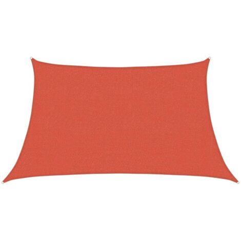 vidaXL Vela Parasole 160 g/m² Terracotta 3/4x2 m in HDPE
