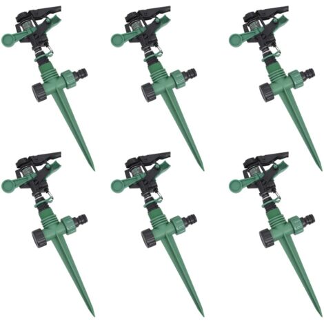 6x Spruzzatore ad impulso per il Sistema di innaffiatura da giardino vidaXL