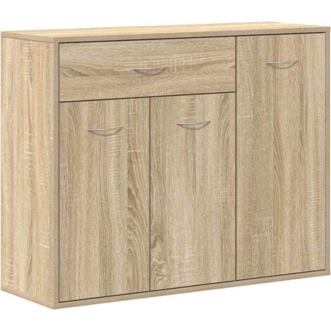 vidaXL Credenza Rovere Sonoma 88x30x70 cm in Legno Multistrato