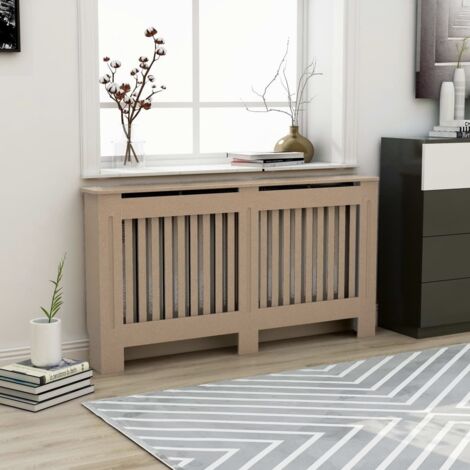 vidaXL Copertura per Radiatore 152x19x81,5 cm in MDF